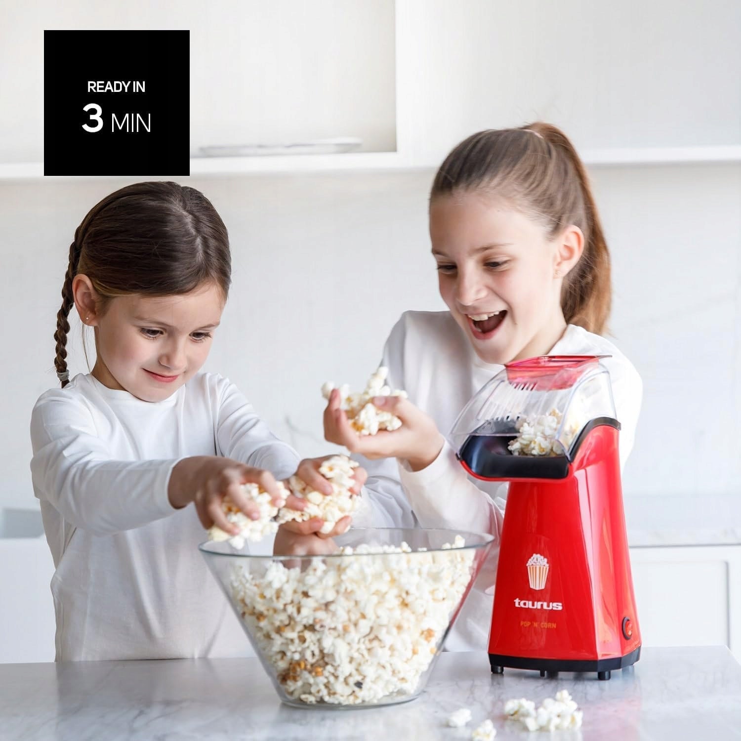 POPCORN MACHINE 1100W HOT AIR RETRO COMPACT RED EAN (GTIN) 5906663199097