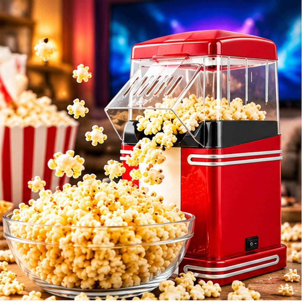 POPCORN MACHINE 1500W FAT FREE HOUSEHOLD HOT AIR MACHINE Manufacturer code maszyna do popcornu beztłuszczowa domowa
