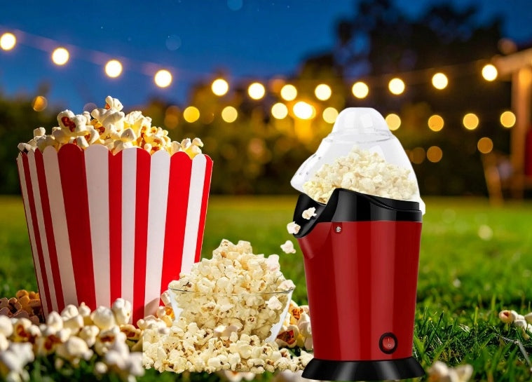 POPCORN MAKING MACHINE FAT FREE HOME AUTOMATIC MINI 1200W Packaging status original