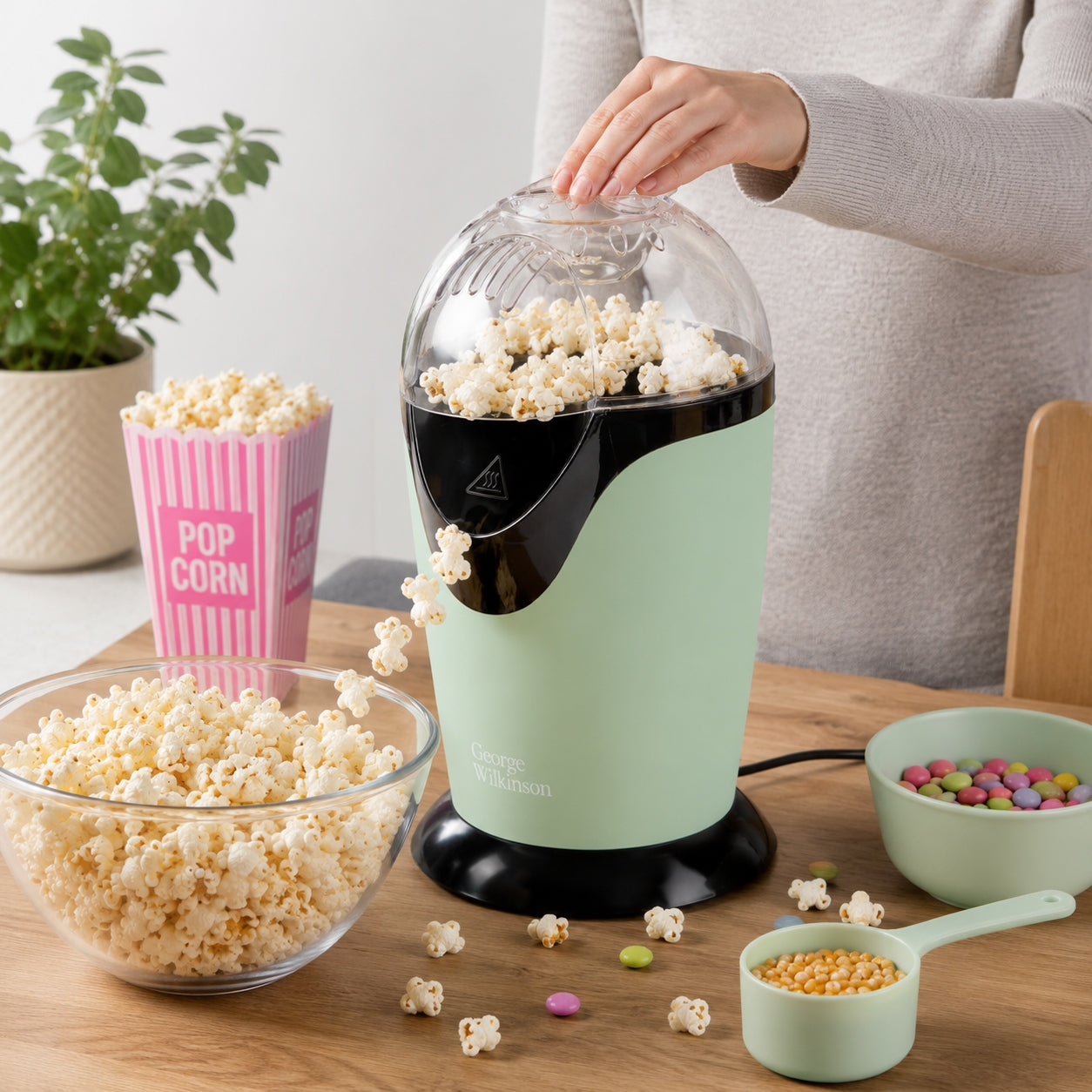 POPCORN MAKING MACHINE FAT-FREE MACHINE POPCORN MACHINE Packaging status original