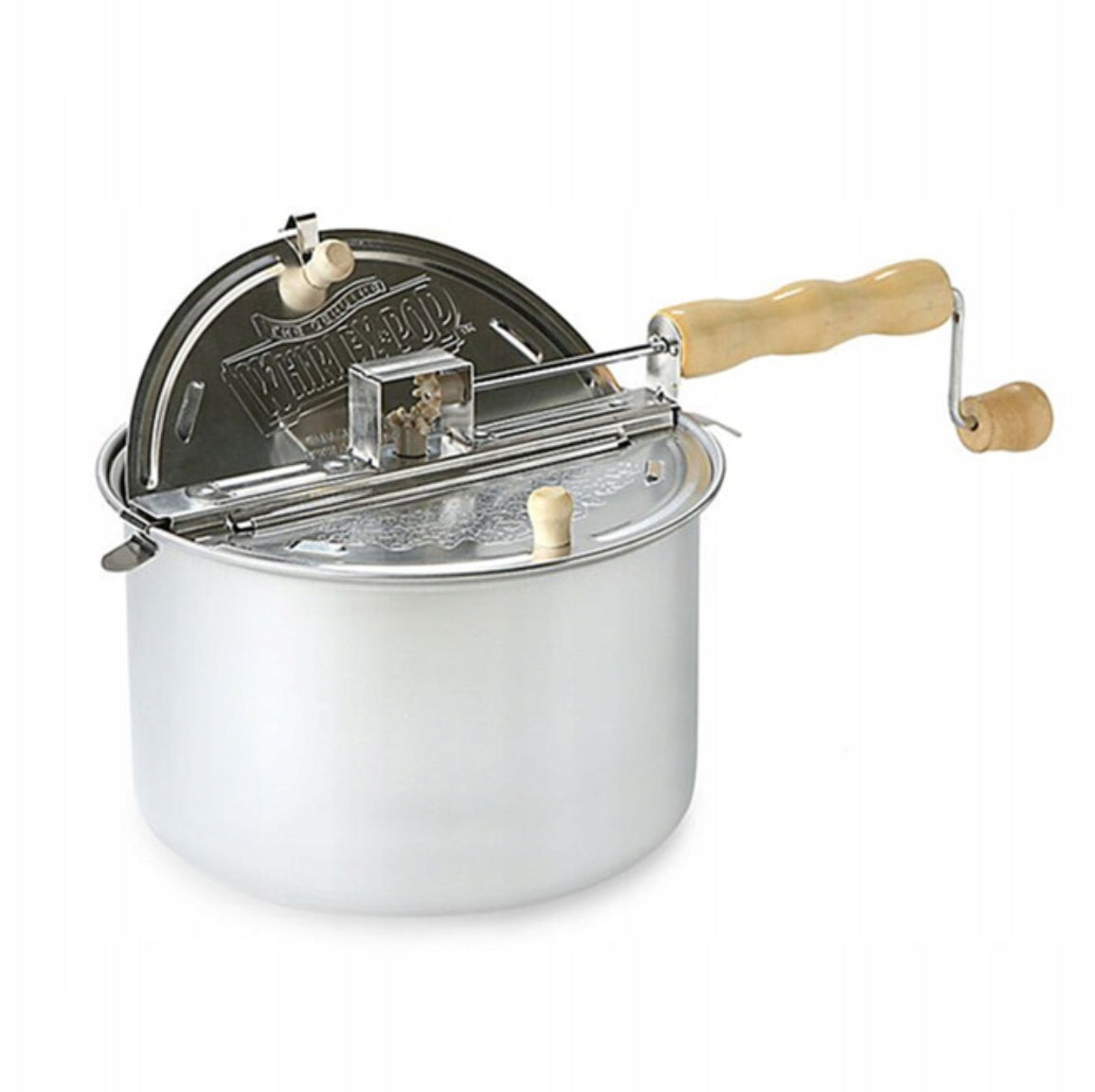 POPCORN Set - Popcorn Pot STEEL, Corn, Salt, Fat Manufacturer code WHIRLEY POP