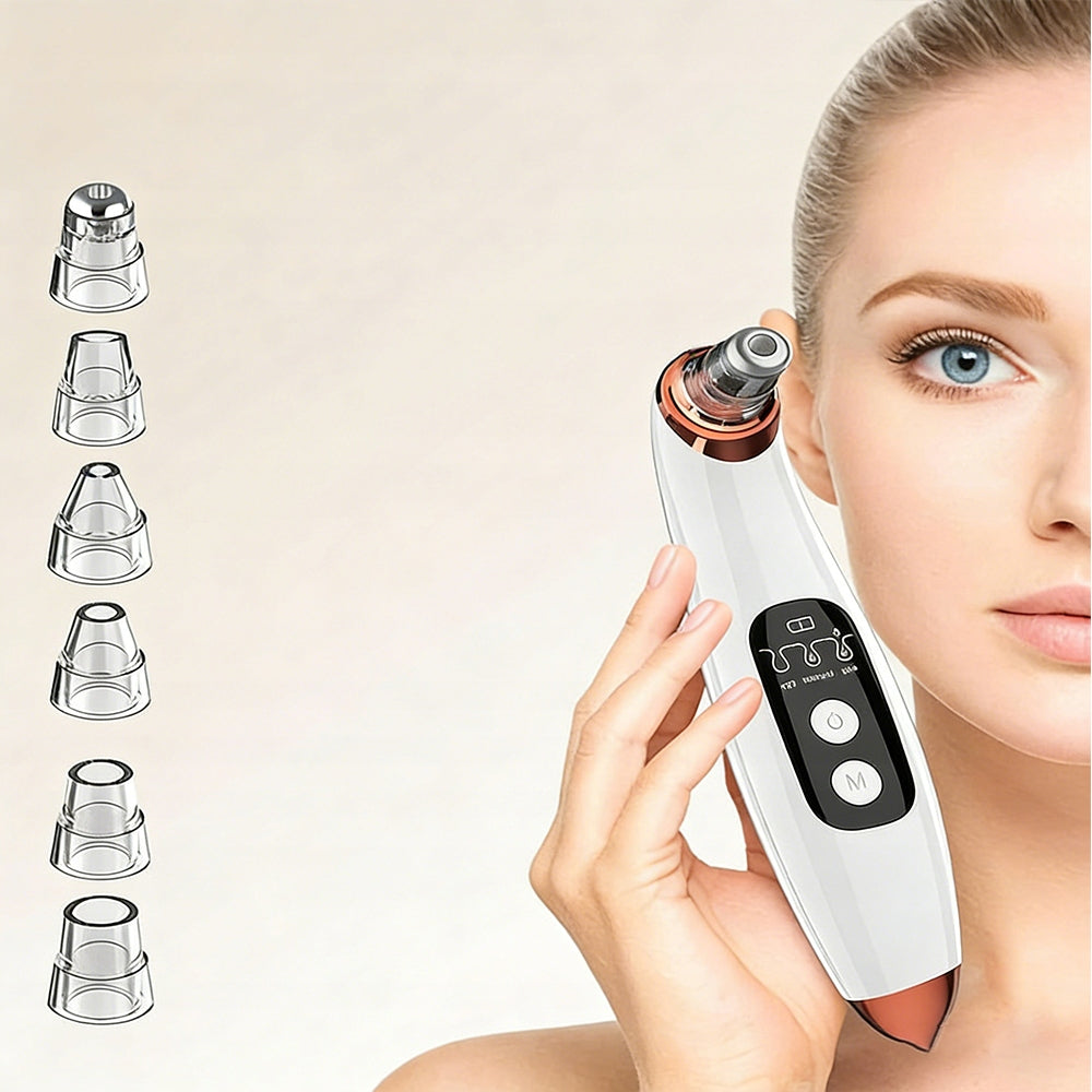PORE PURIFIER WITH ADJUSTABLE SUCTION POWER 3 LEVELS FOR FACE Medical device no