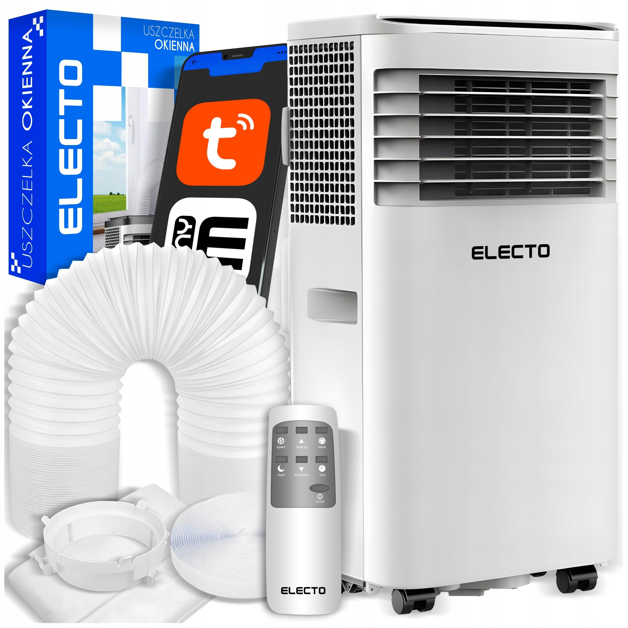PORTABLE AIR CONDITIONER 2,6kW QUIET SMALL WiFi DEHUMIDIFIER 24l/24H AIR CONDITIONING
