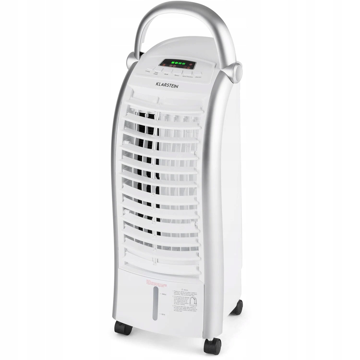 PORTABLE AIR CONDITIONER 3IN1 WATER AIR CONDITIONER FAN HUMIDIFIER REMOTE CONTROL 2 CARTRIDGES Model Maxfresh
