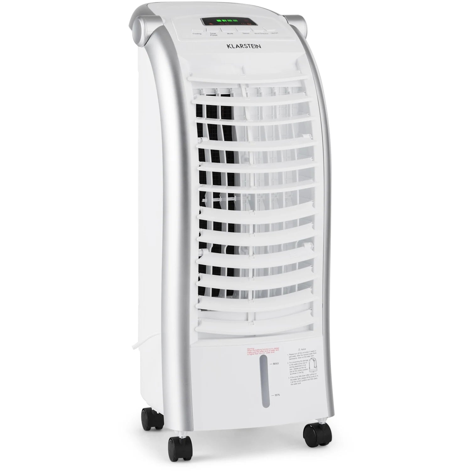 PORTABLE AIR CONDITIONER 3IN1 WATER AIR CONDITIONER FAN HUMIDIFIER REMOTE CONTROL 2 CARTRIDGES