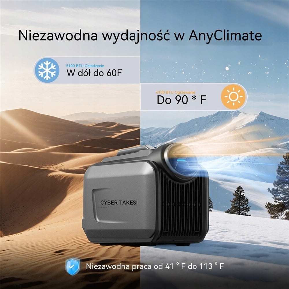 PORTABLE AIR CONDITIONER 5100BTU WIFI 3IN1 CYBERTAKE S2PRO Manufacturer code klimatyzator campingowy