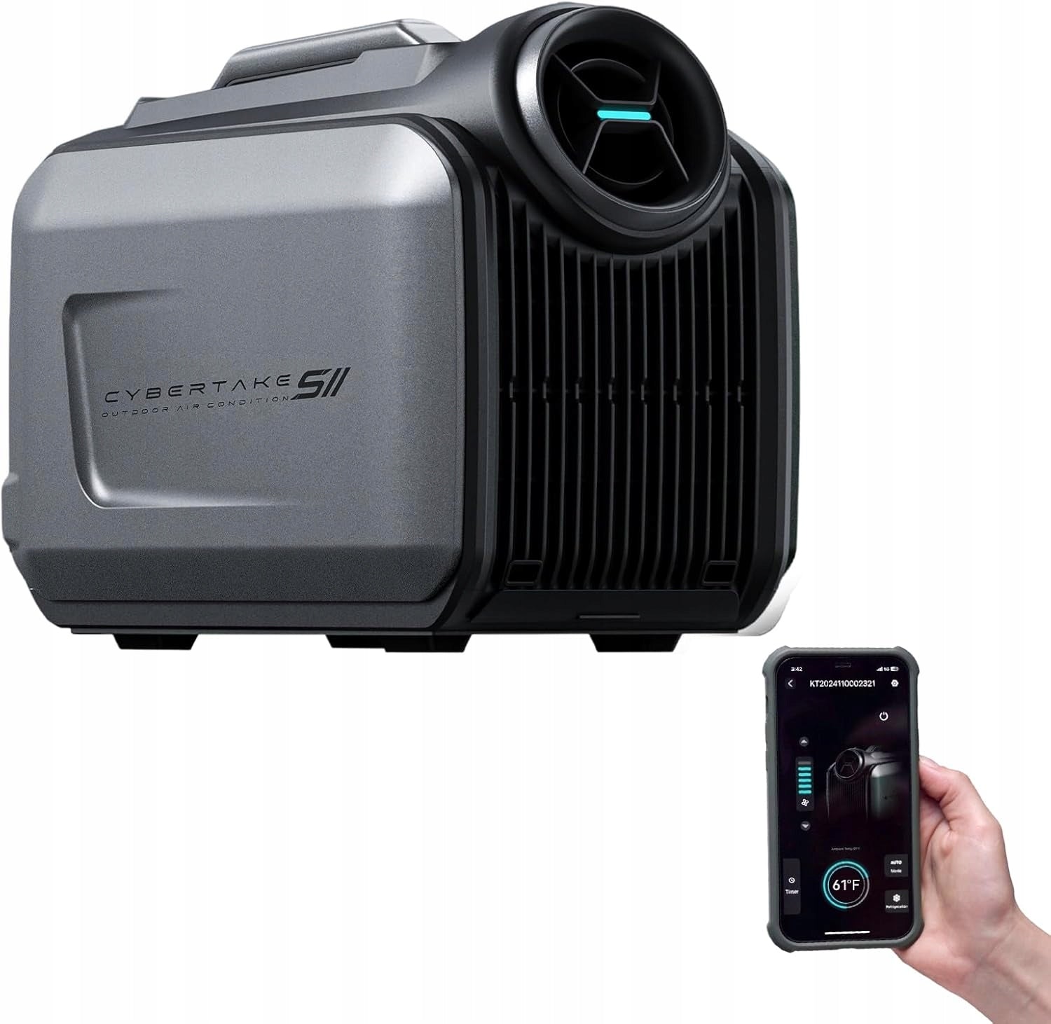 PORTABLE AIR CONDITIONER 5100BTU WIFI 3IN1 CYBERTAKE S2PRO