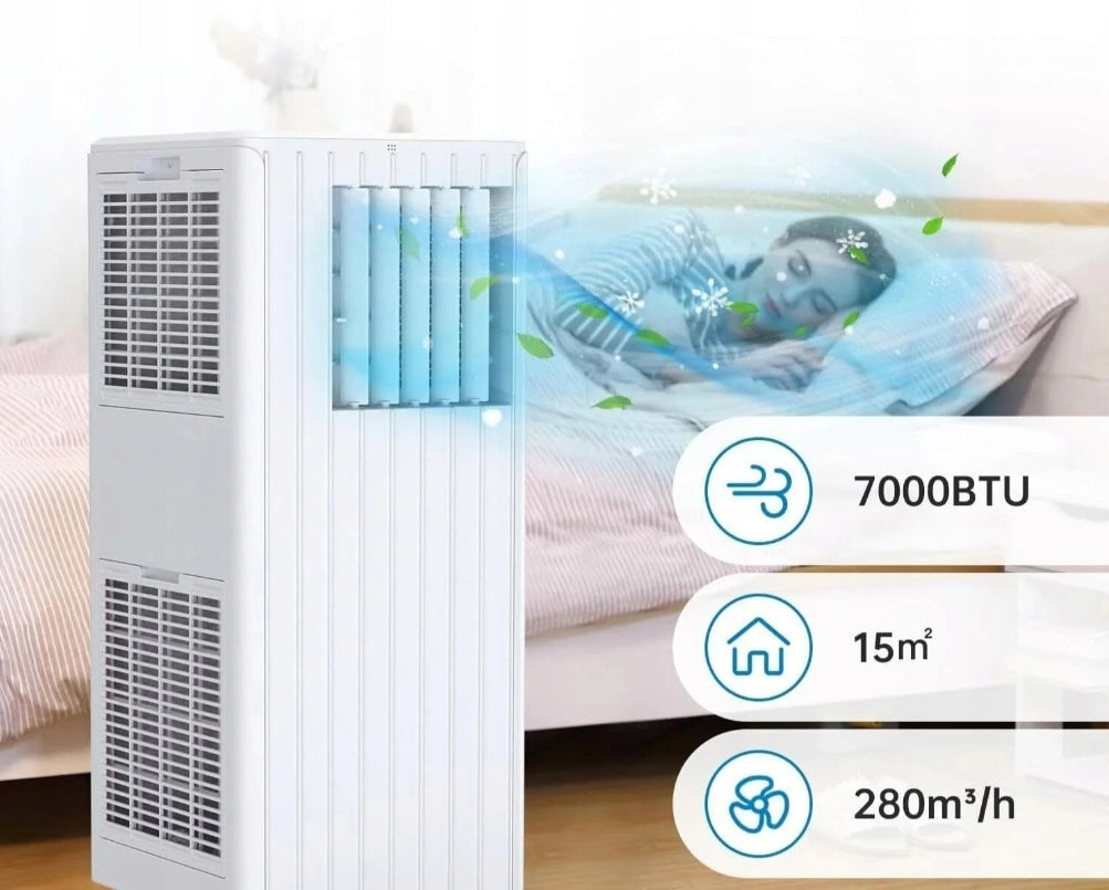 PORTABLE AIR CONDITIONER 7000 BTU 3IN1 COOLING FAN DEHUMIDIFIER Brand 100