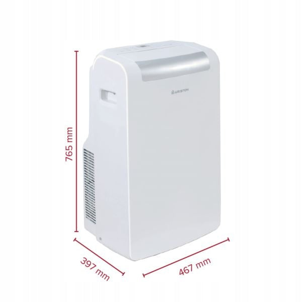 PORTABLE AIR CONDITIONER ARISTON MOBIS PLUS 10 Functions cooling dehumidification ventilation
