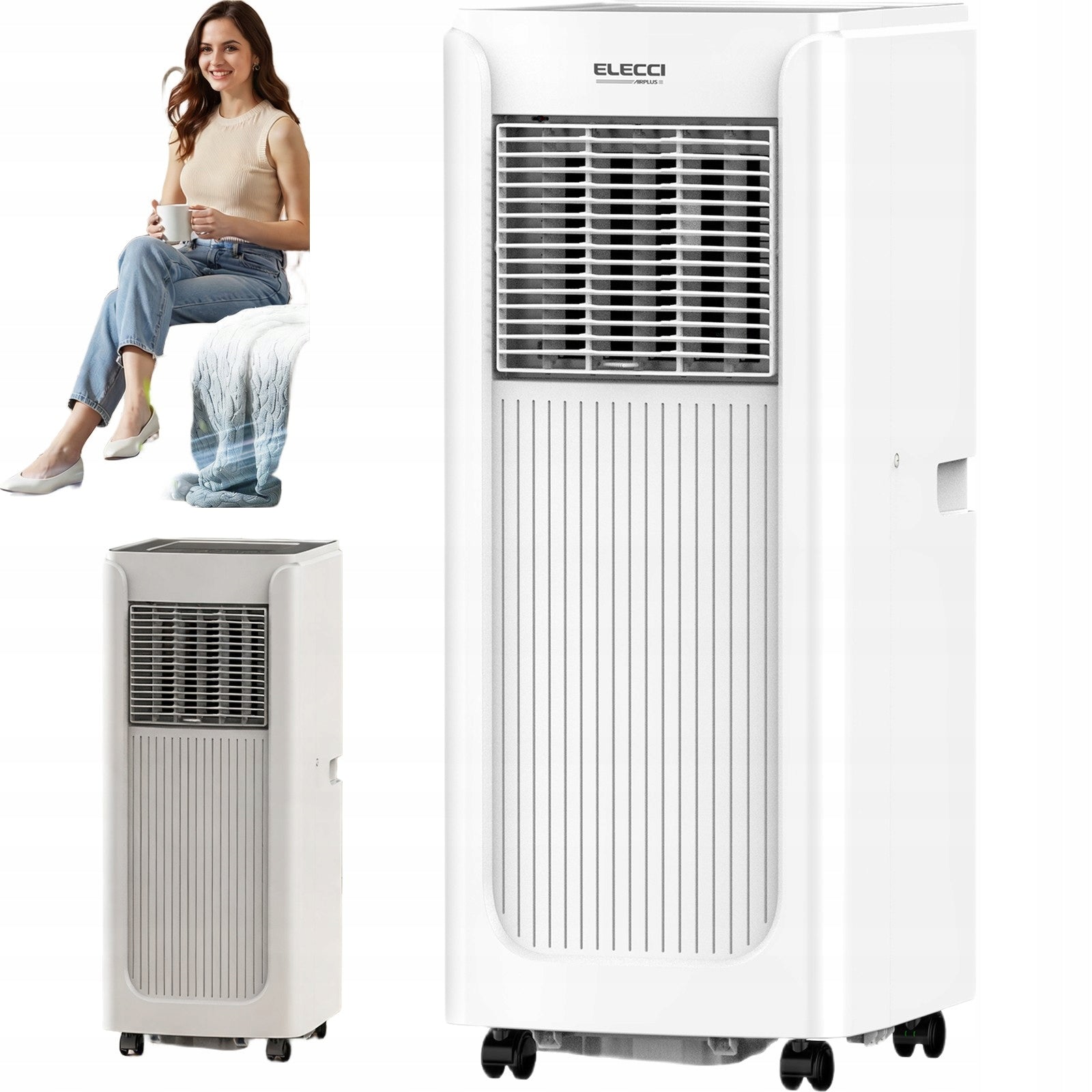 PORTABLE AIR CONDITIONER EFFICIENT WITH DEHUMIDIFICATION FUNCTION HUGE COOLING POWER
