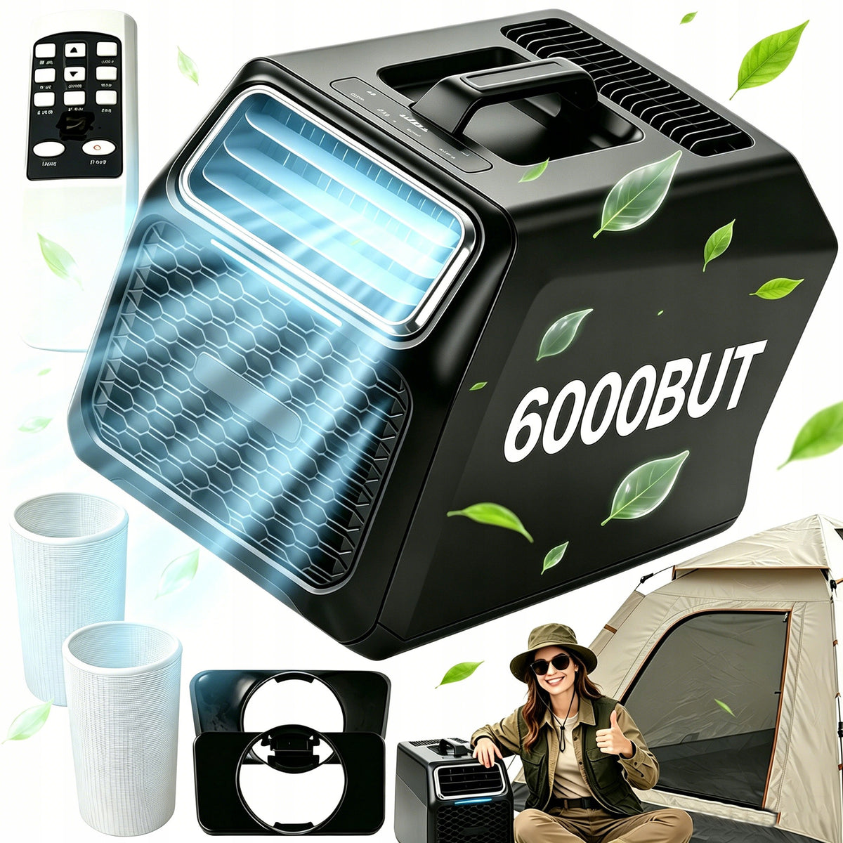 PORTABLE AIR CONDITIONER FOR MOTORHOME TRAILER Space Cool-C11 1100W 6000 BTU