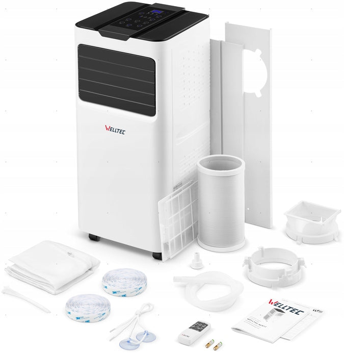 PORTABLE AIR CONDITIONER QUIET WELLTEC ACR12 - 3in1 WiFi 3,5kW 60m2 +SEAL