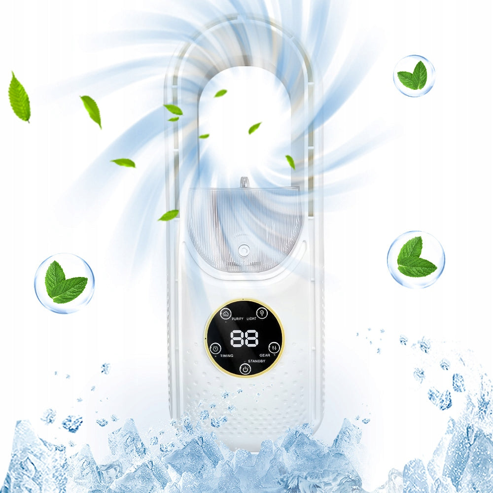PORTABLE AIR CONDITIONER WITH 6-HOUR TIMER AND BLADELESS FAN