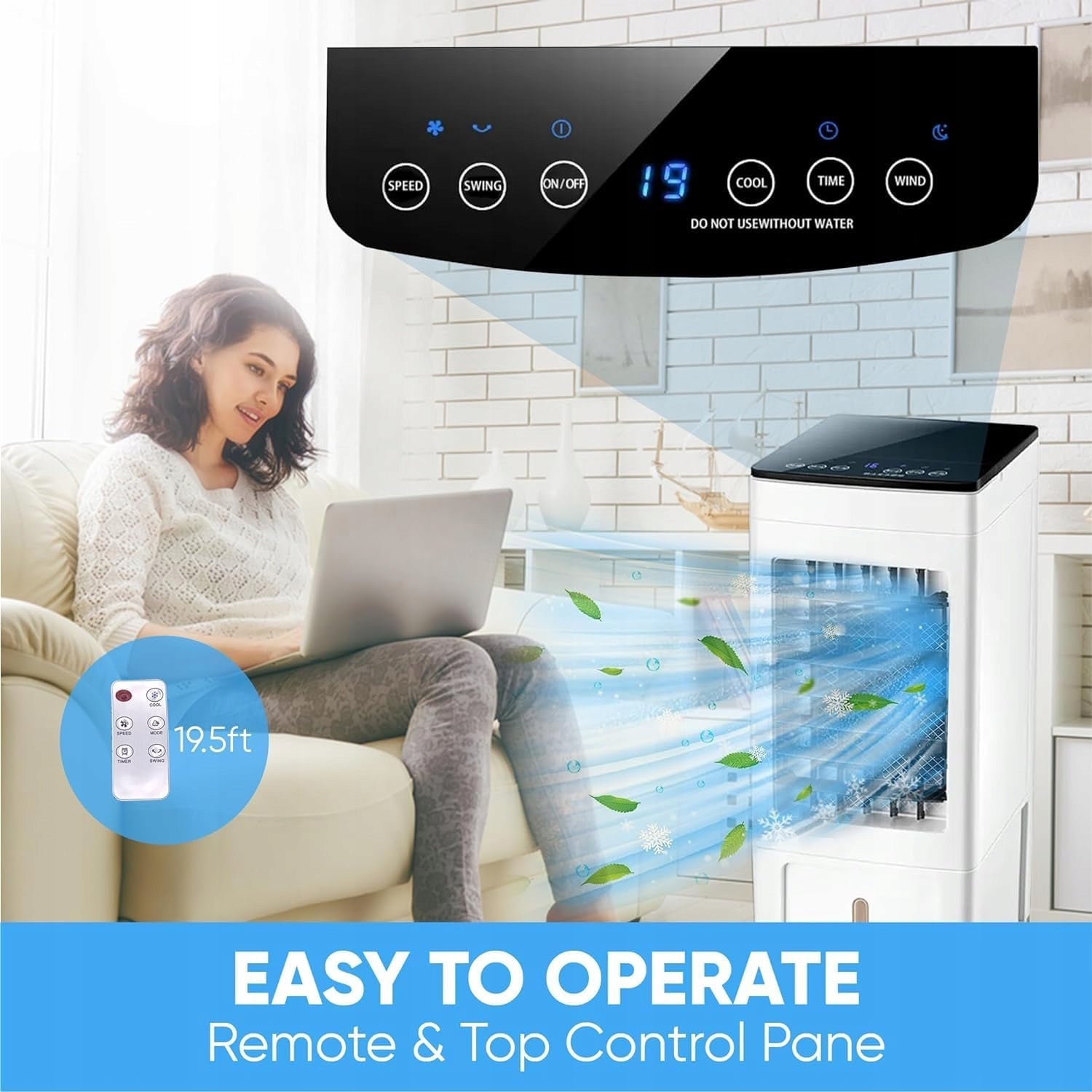 PORTABLE AIR CONDITIONER WITH REMOTE CONTROL Brand no brand