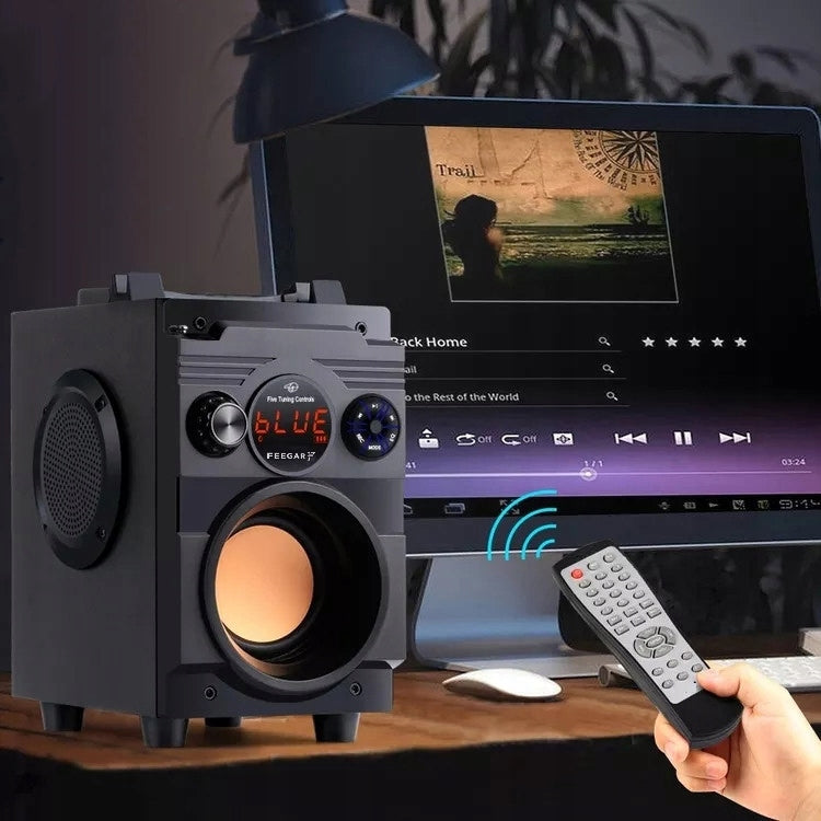 PORTABLE BLUETOOTH SPEAKER Feegar Showjet 4000mah RADIO AUX USB MP3 SD Packaging status original
