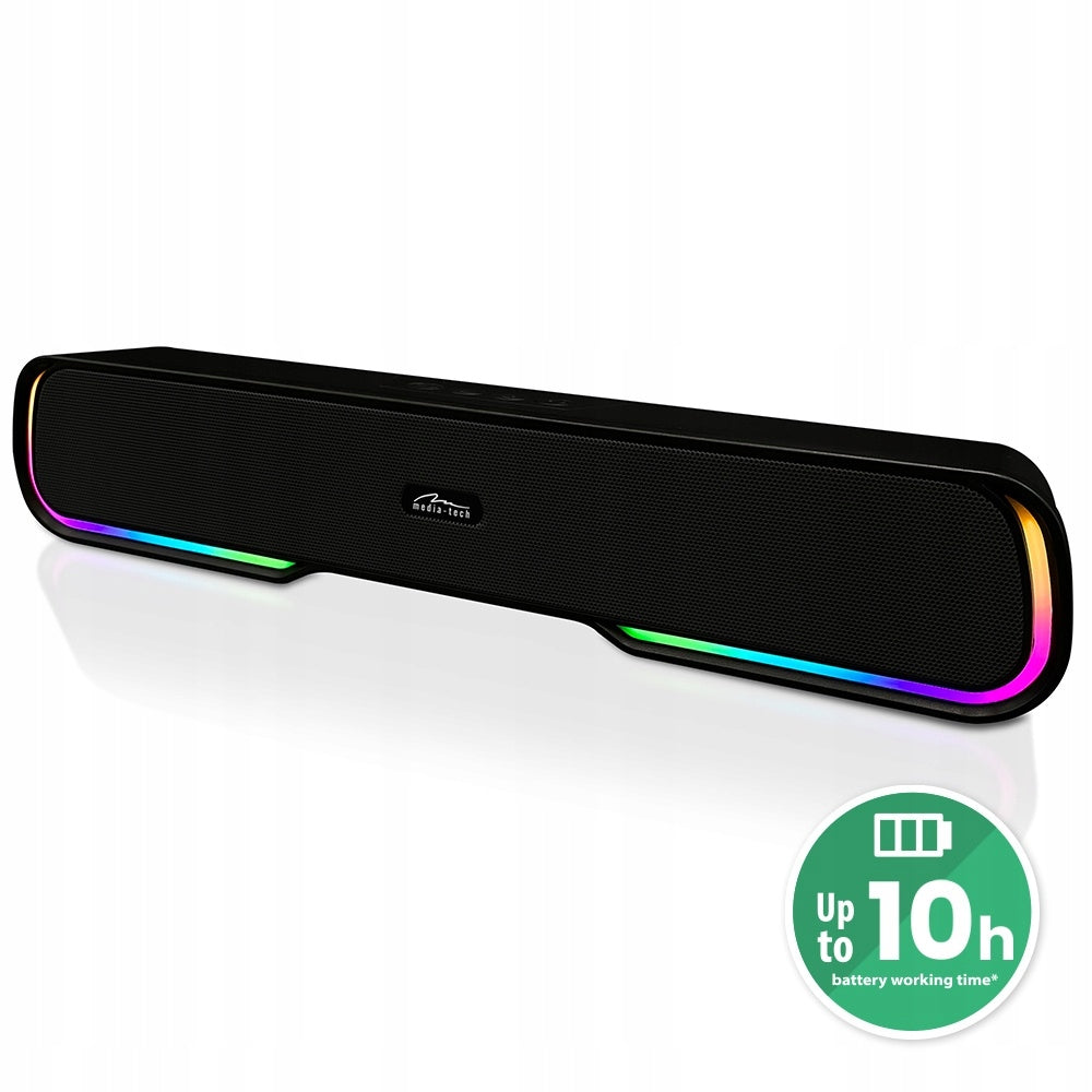 PORTABLE BLUETOOTH SPEAKER SOUNDBAR BACKLIGHT LARGE FOR HOME OUTDOORS Packaging status original