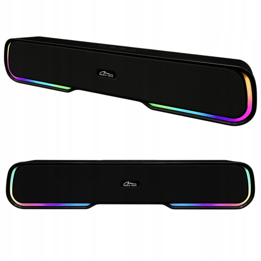 PORTABLE BLUETOOTH SPEAKER SOUNDBAR BACKLIGHT LARGE FOR HOME OUTDOORS