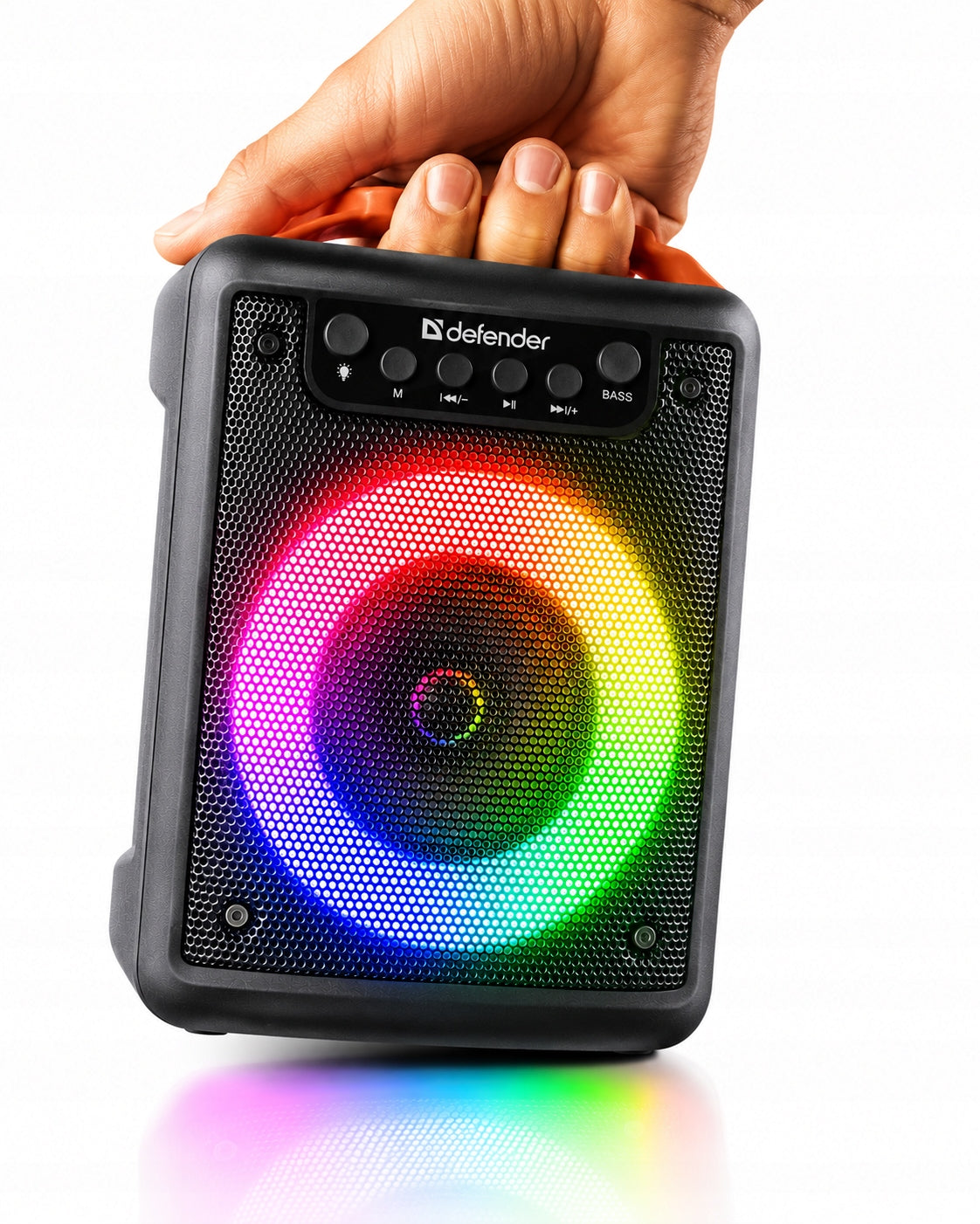 PORTABLE BLUETOOTH SPEAKER WIRELESS USB microSD Card FM LED TWS Manufacturer code Przenośny głośnik