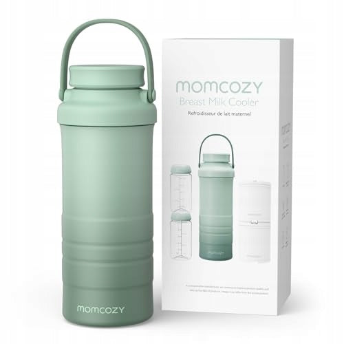 PORTABLE BREAST MILK REFRIGERATOR MOMCOZY 628ml BOTTLES COOLING THERMOS
