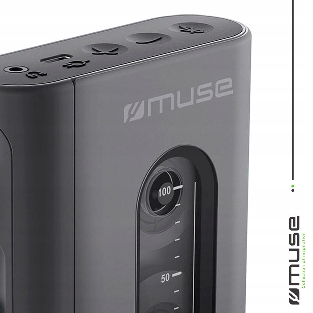 PORTABLE CASSETTE PLAYER WALKMAN MUSE M-136 WM BT OUT + OVER-EAR HEADPHONES Brand Muse