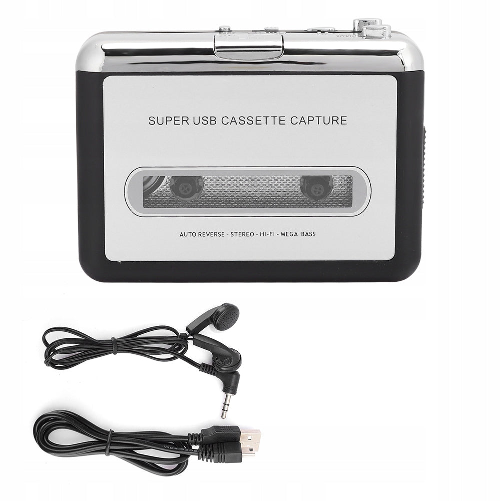 PORTABLE CASSETTE PLAYER WITH TAPE FOR CONWE