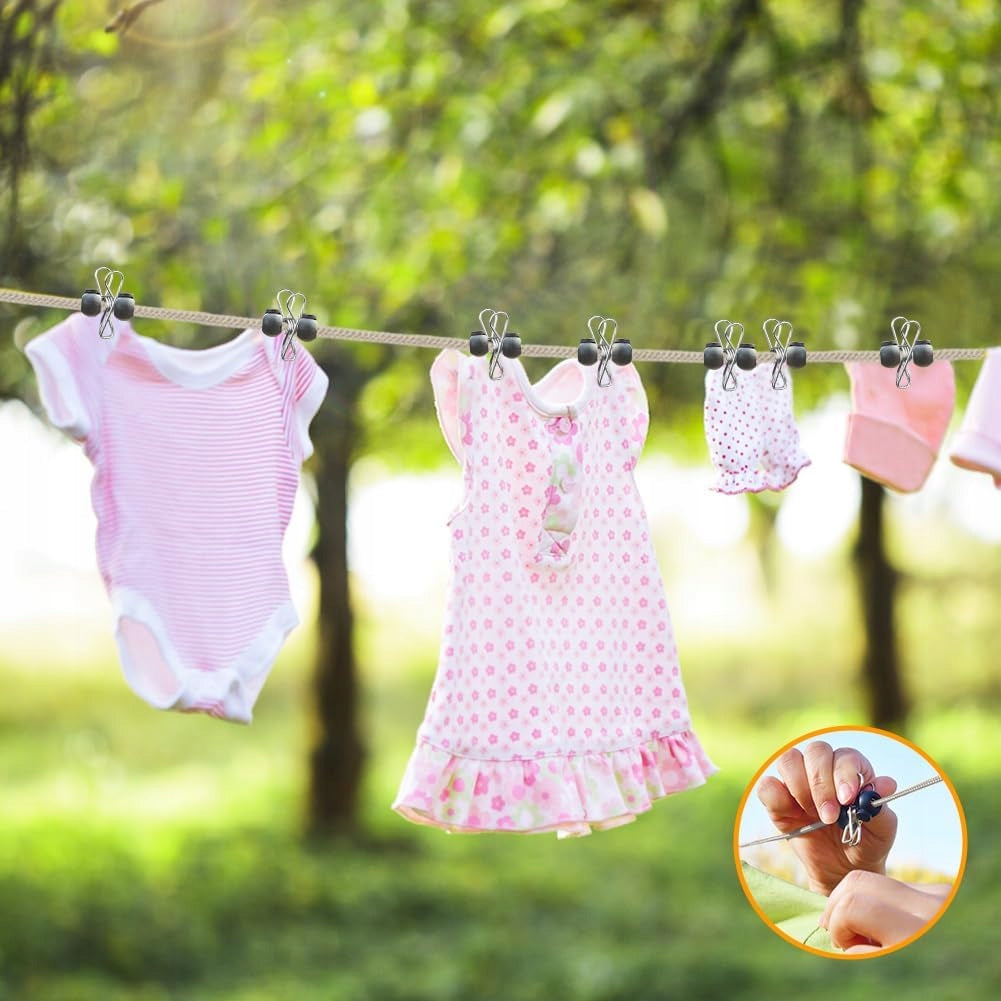 PORTABLE DURABLE 10M ROPE DRYER FOR CLOTHES LAUNDRY MOBILE LIGHT Kind Portable