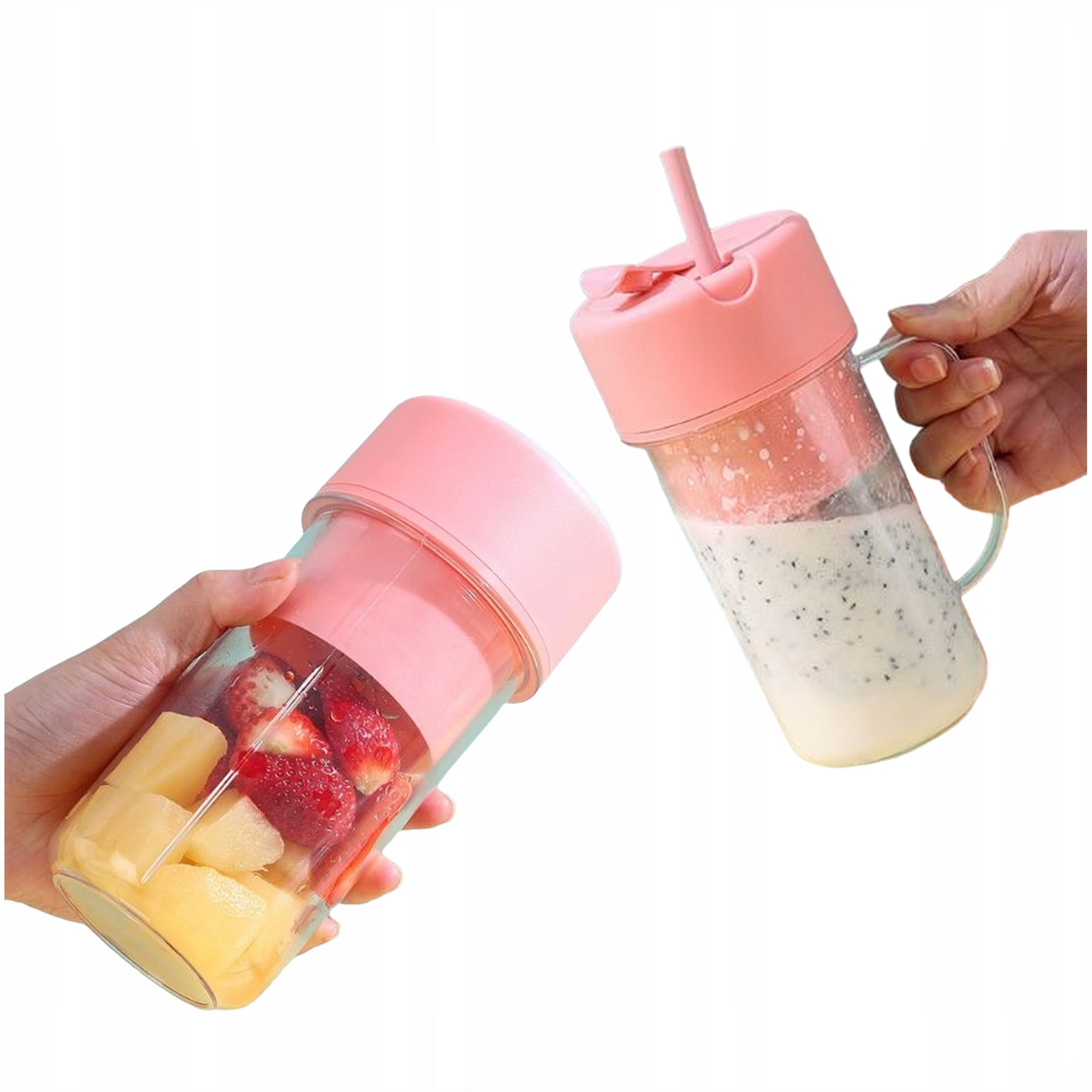 PORTABLE ELECTRIC BLENDER USB 420ML WIRELESS FOR JUICES