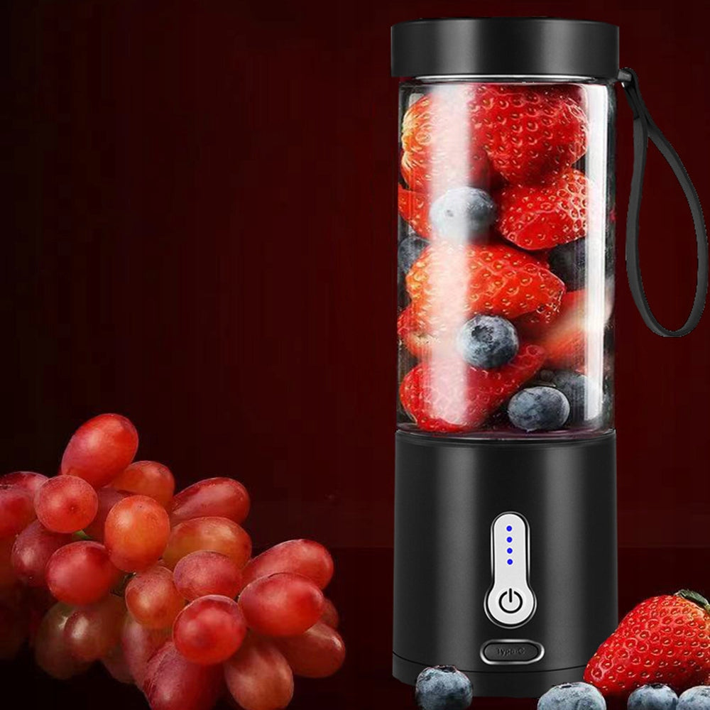 PORTABLE JUICE MIXING CUP SUITABLE FOR TRAVEL AND SPORTS Dominant color black