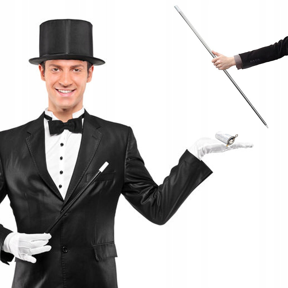PORTABLE MAGIC TELESCOPIC POLE CANE MAGICIAN 150 CM Packaging status original