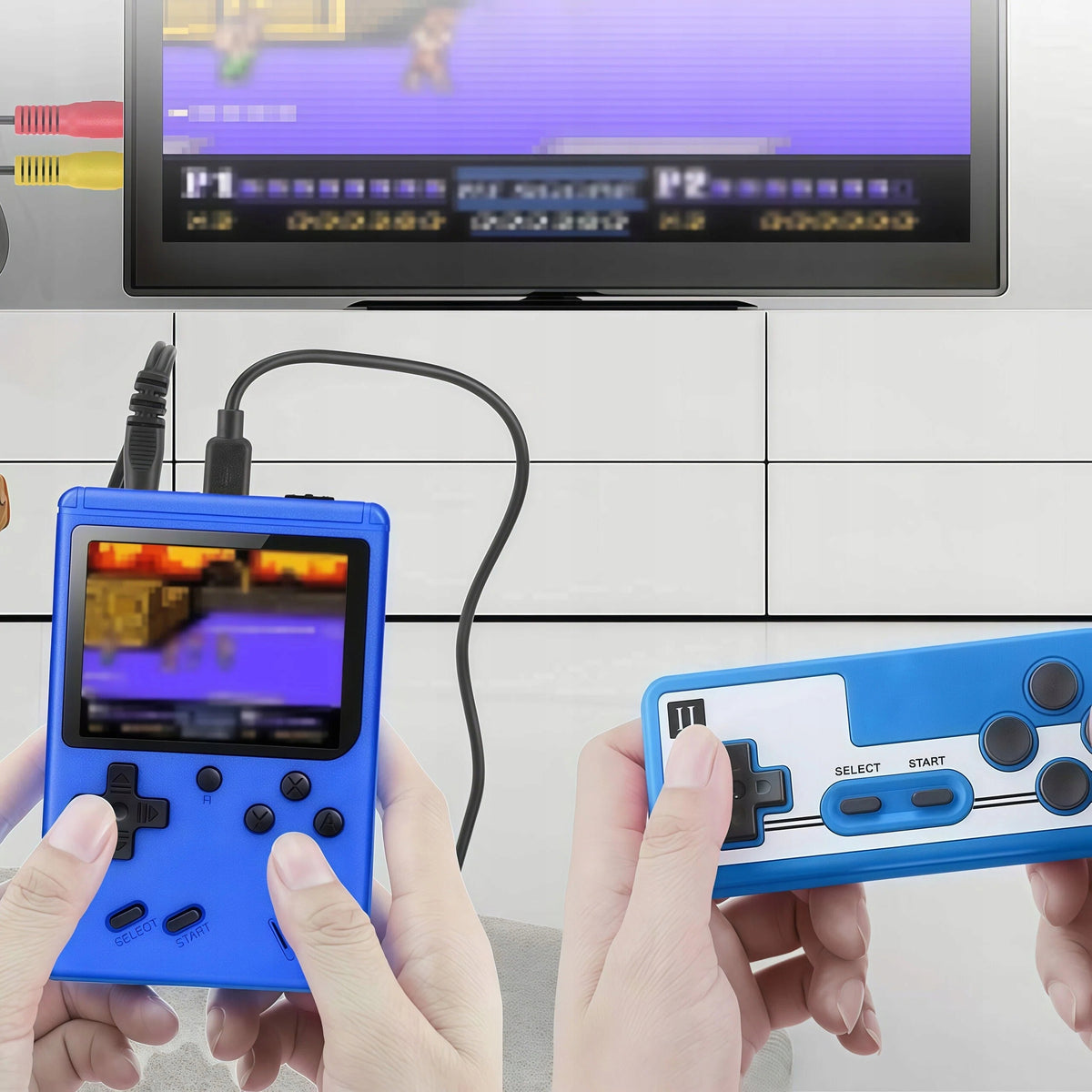 PORTABLE MINI CONSOLE 800 VIDEO GAMES PEGASUS-GIFT Brand no brand