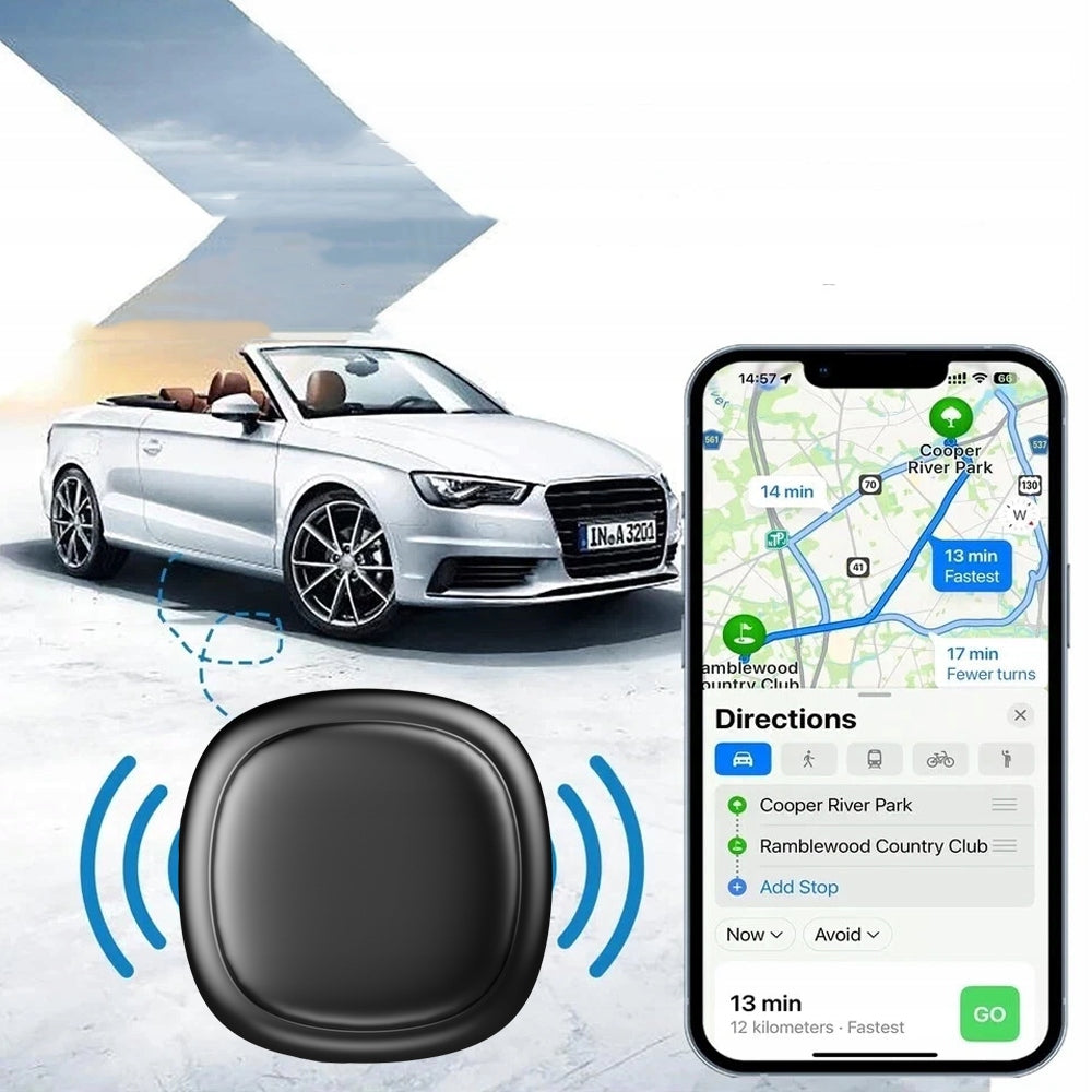 PORTABLE MINI GPS LOCATOR FOR CAR, PETS AND WALLET Model Nadajnik śledzenia samochodu
