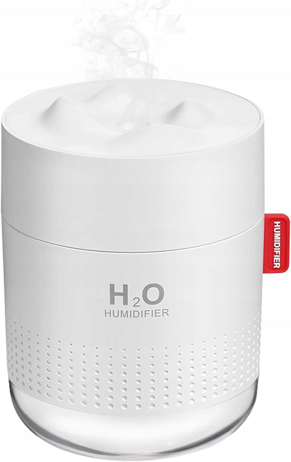 PORTABLE MINI HUMIDIFIER 500ML 2 MODES USB MIST FOR OFFICE WHITE