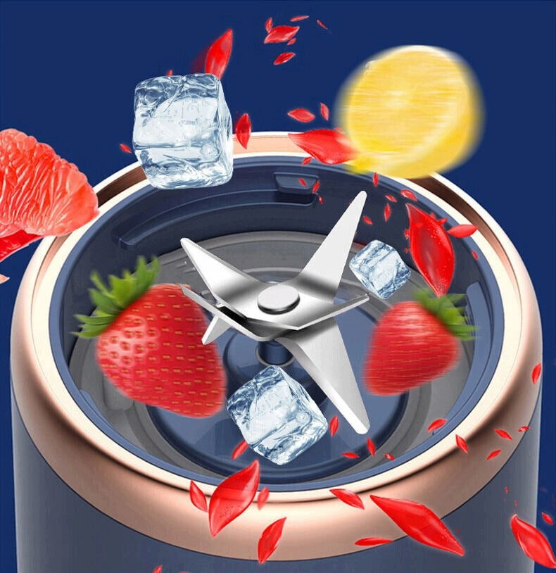 PORTABLE MINI JUICE BLENDER USB 1500MAH MULTIFUNCTIONAL SILENT 400ML Manufacturer code slhg1278BU