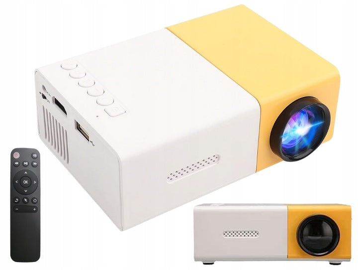 PORTABLE MINI PROJECTOR LED PROJECTOR FULL HD PHONE LAPTOP TABLET YG300 Packaging status original