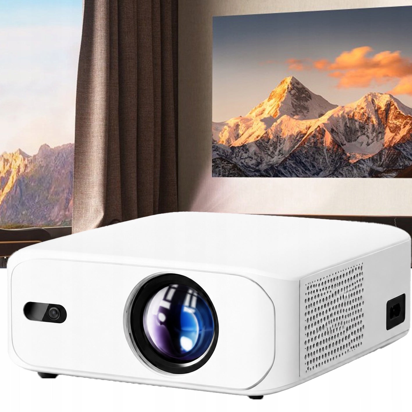 PORTABLE MINI PROJECTOR TOUYINGER WIFI6 BLUETOOTH ANDROID 11 1000 ANSI