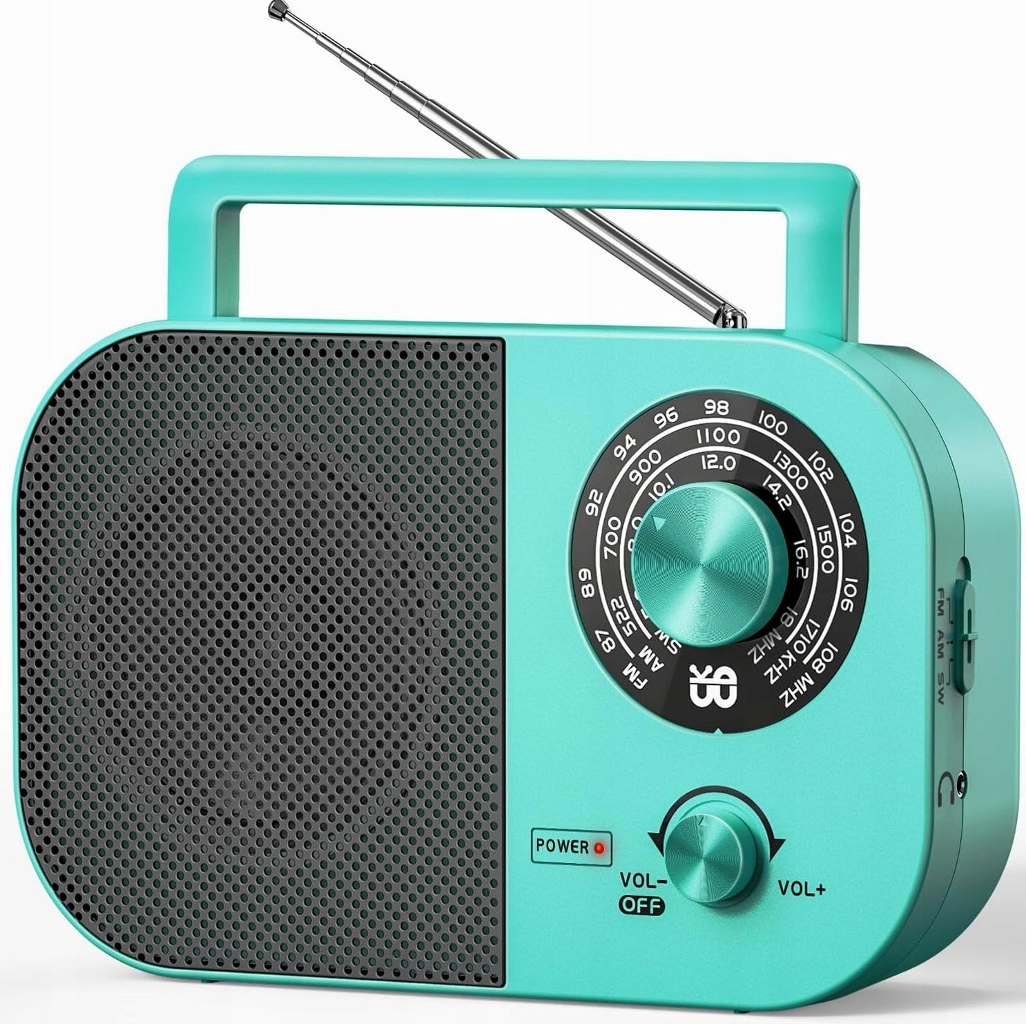 PORTABLE RADIO ANALOG DIGITAL FM AM SW STRONG HOLDER DURABLE