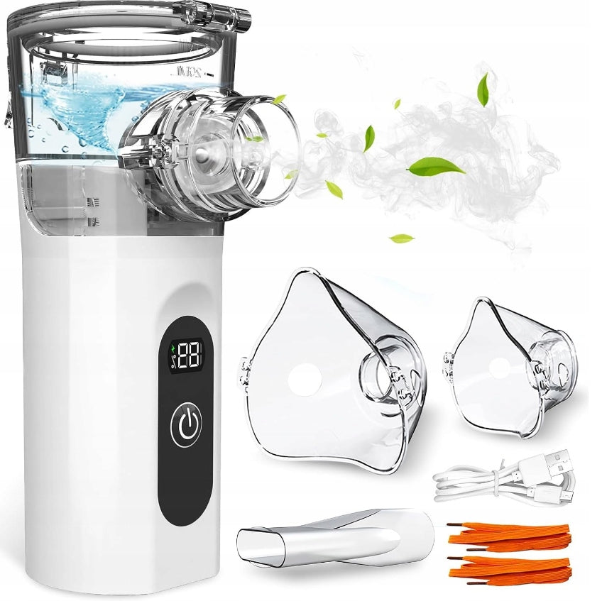 PORTABLE RECHARGEABLE MESH INHALER FOR CHILDREN AND ADULTS QUIET