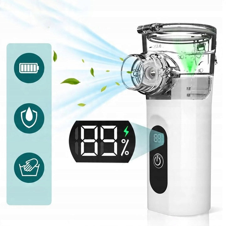 PORTABLE SILENT USB-C ULTRASONIC INHALER FOR THE WHOLE FAMILY Packaging status original