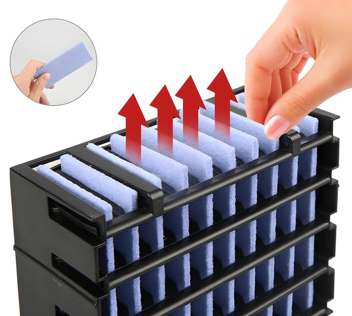PORTABLE SMALL USB AIR CONDITIONER FOR WATER AND ICE 3IN1 AIR CONDITIONER FOR HOME FAN Packaging status original