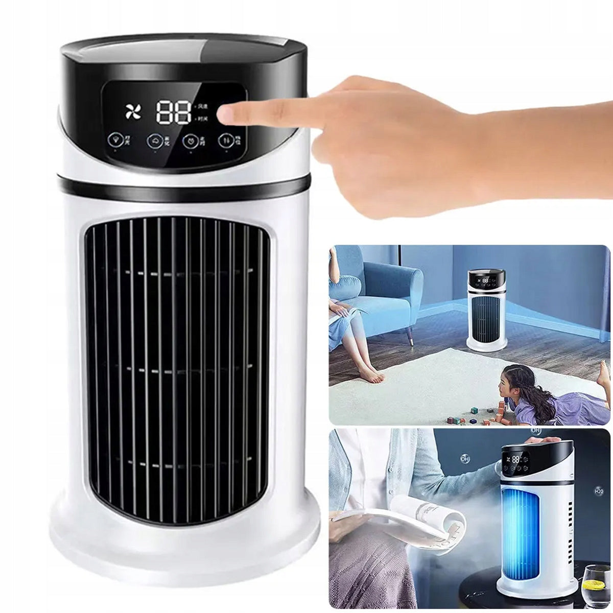 PORTABLE SMALL USB WATER AIR CONDITIONER FOR HOME FAN