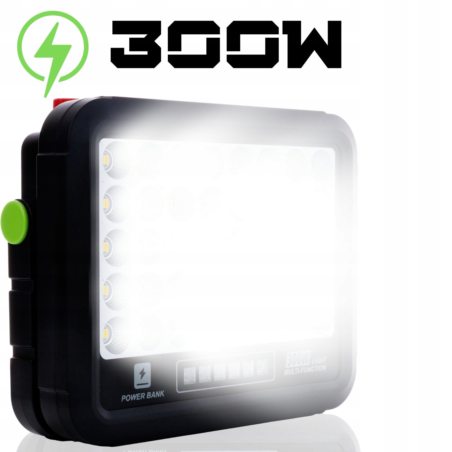 PORTABLE SOLAR LED WORKSHOP LAMP 300W 6Ah USB-C Packaging status original