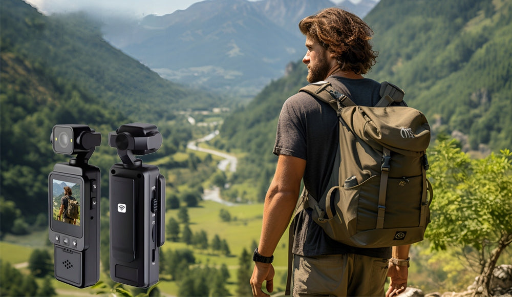 PORTABLE SPORTS CAMERA WITH 360° ROTATION SPORTS CAMERA FOR BICYCLES Brand Bedee