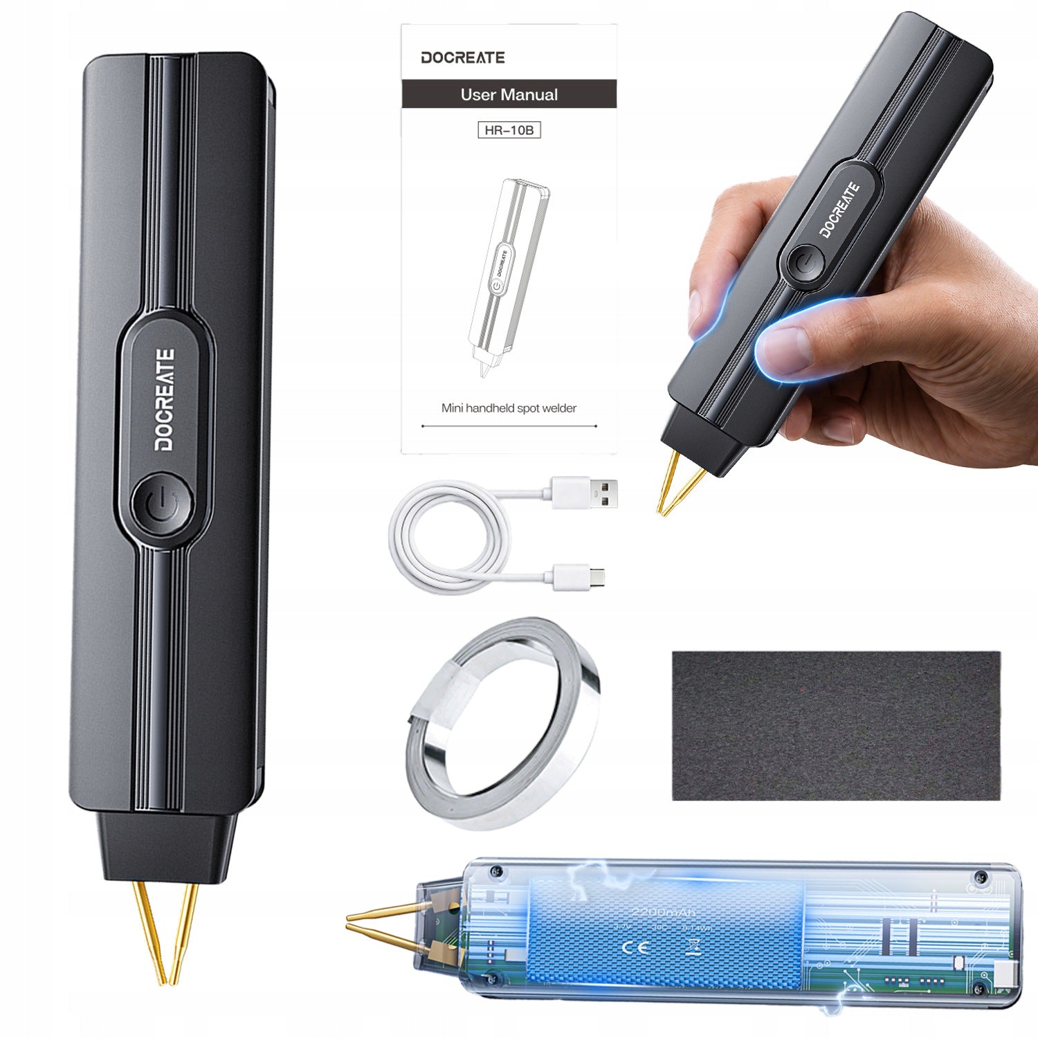 PORTABLE SPOT WELDING MACHINE HANDHELD HOME CORDLESS WELDING MACHINE