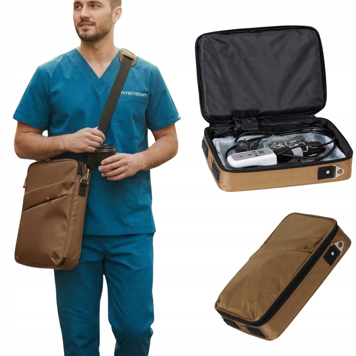 PORTABLE STONE HEATING BAG SAFE LIGHTWEIGHT MOBILE MASSAGE