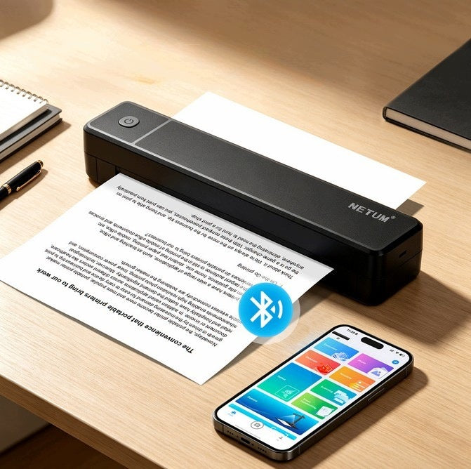 PORTABLE THERMAL PRINTER A4 E80 FOR DOCUMENTS, PHOTOS, LABELS, TATTOO Packaging status original