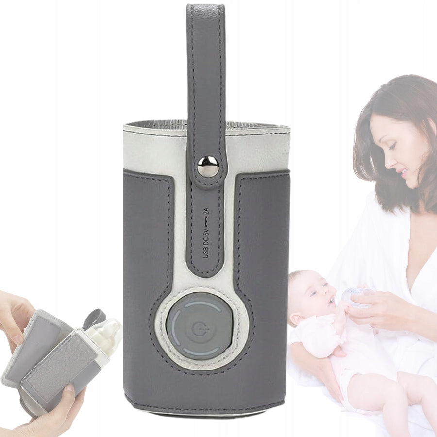 PORTABLE TRAVEL HEATER FOR MILK BOTTLES TRAVEL STARTER KIT USB 5V