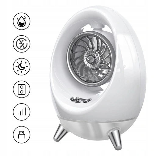 PORTABLE USB AIR CONDITIONER FOR WATER AND ICE 3IN1 FAN FOR HOME SMALL Packaging status original
