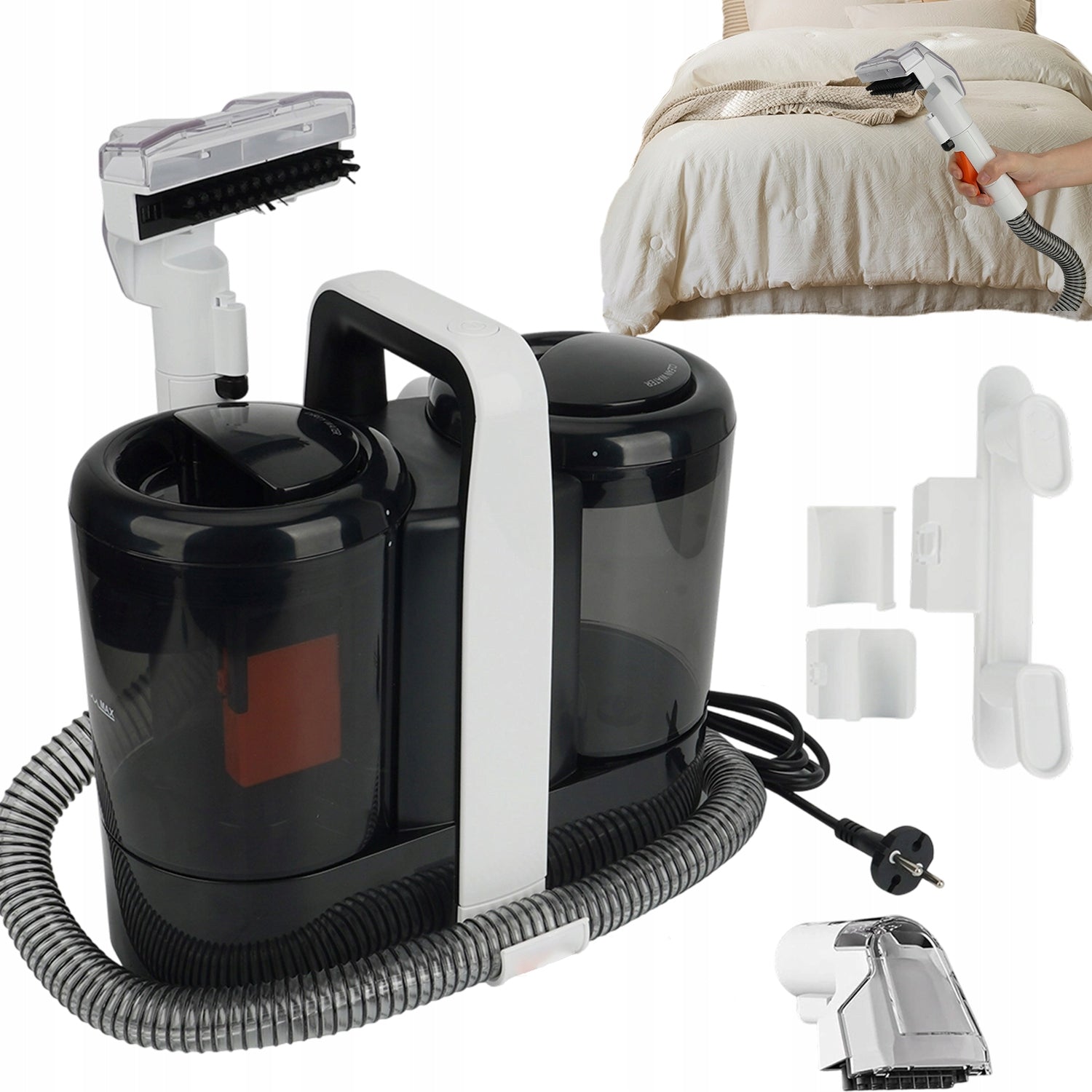 PORTABLE VACUUM CLEANER FOR DRY AND WET USE SMALL POWERFUL 600W