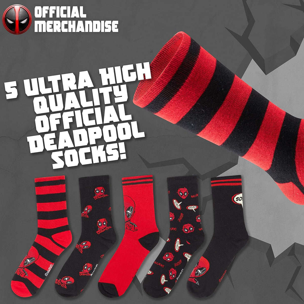 POSITIVE SOCKS 39-46 MEN'S 5 PAIRS COTTON PATTERNS SET FUNNY HIGH Manufacturer code 5908331108264