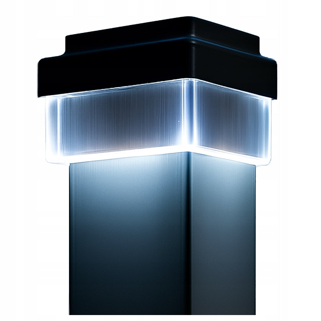 POST CANOPY 60x40mm Solar Lamp LED CAP for post battery